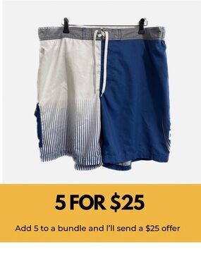 Bud Light swim shorts with mesh lining.